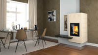 Moderne Holzfeuerstätten verbessern ökologische und ökonomische Bilanz Starkes Duo: Kachelofen und Energiesparhaus Moderne Holzfeuerstätten verbessern ökologische und ökonomische Bilanz Starkes Duo: Kachelofen und Energiesparhaus
