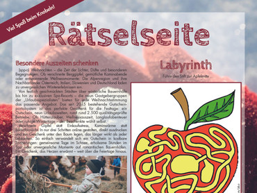 Rätselseite Winter: Kinder Rätselseite Winter: Kinder