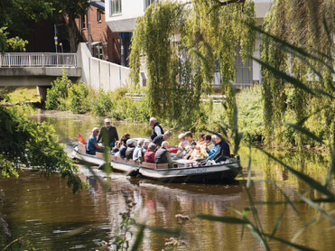 Nordhorn ist eine echte Wasserstadt. Foto: VVV Nordhorn/akz-o