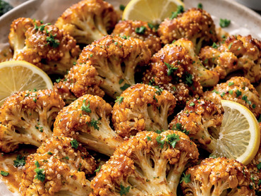 Innovative Rezeptideen: Ofen-Blumenkohl mit Miso-Zitronen-Glasur