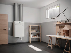 Mit den x-well Wohnraumlüftungen gelingt der Luftaustausch einfach und komfortabel – und das auch ohne mehrfach täglich alle Fenster zu öffnen. Die Lüftungsgeräte sorgen rund um die Uhr bedarfsgerecht für frische Luft, die angenehm temperiert und gefiltert einströmt. Foto: Kermi GmbH/akz-o