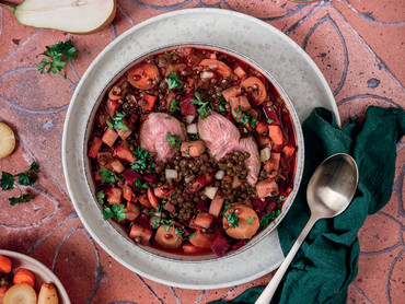 Winterlicher Enteneintopf