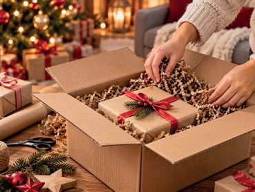 Wenn Weihnachtsgeschenke auf Reisen gehen: Passend verpackt