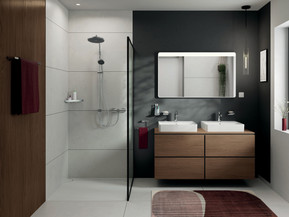 Ob großzügiges Familienbad, kompaktes Gäste-WC oder flexible Lösungen in Mietwohnungen – hansgrohe Xilesa Möbel sind so vielseitig wie die Menschen, die sie nutzen. Foto: hansgrohe/Hansgrohe SE/akz-o