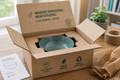 Bildunterschrift: Maßgeschneiderte Verpackungen aus Wellpappe helfen, Material zu sparen und lassen sich einfach dem Recycling zuführen. Foto: KI-generiert/VDW/akz-o