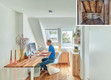 Bildunterschrift: Wo vorher nur Abstellfläche für Ausrangiertes war, ist ein lichtdurchflutetes Homeoffice entstanden. Foto: Velux/akz-o