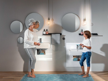Badezimmer mit Wohlfühl-Extras für jedes Alter