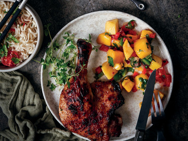Genuss aus Europa – die französische Barbarie-Ente Barbarie-Entenkeulen mit Mango-Salsa Aromatisch, anders, einfach gut