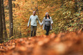 Bildunterschrift: Wandern durch den Herbstwald: Bunte Blätter und abwechslungsreiche Wege machen den Kocher-Jagst-Trail zu einem besonderen Naturerlebnis. Foto: Tourimia Tourismus GmbH/Stefan Leitner Photography/akz-o