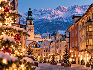 Weihnachtszeit in Tirol: Stadt und Berge 