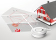 Bildunterschrift: Einer für alle, alle für einen: Löst ein funkvernetzter Rauchmelder Alarm aus, aktiviert er sofort auch alle anderen Melder im Haus. Foto: Ei Electronics/shutterstock.com/Natascha Kaukorat/akz-o