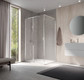 Bildunterschrift: Moderne Duschkabinen lassen sich je nach Modell auch ohne Bohrlöcher montieren und schonen damit hochwertige Fliesenoberflächen. Foto: Kermi Duschdesign GmbH/akz-o