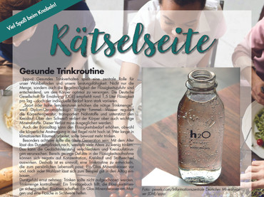 Rätselseite Gesund & fit ins Frühjahr