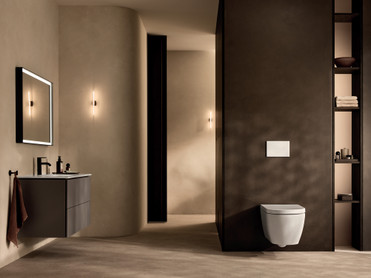 Moderne Dusch-WCs wie SensoWash fügen sich ganz selbstverständlich in die Badarchitektur ein. Foto: Duravit/akz-o