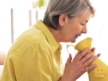 Wie ein kleiner Urlaub für entzündete Atemwege: Eine Inhalation mit wertvollen Pflanzenessenzen kann bis zu drei Mal täglich wiederholt werden. Foto: RFBSIP/stock.adobe.com/Dr. Willmar Schwabe/akz-o