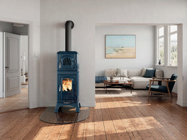 Tiefes Petrolblau als Blickfang: Kräftige Farbe und feinste Details, die nur mit Guss möglich sind. Foto: Leda Werk/akz-o