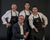 Bildunterschrift: Das neue Team der Orangerie von li. (Thomas Lemke, Taro Bünemann, Simone Melis, sitzend: Ralf Brönner) wartet mit wunderbaren Kreationen für den Gaumen auf. Foto: Maritim Seehotel/Timmendorfer Strand/akz-o