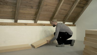 Neu: Staatliche Förderung für DIY-Maßnahme sichern – Holzfaser dämmt oberste Geschossdecke nachhaltig
