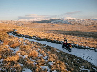 Motorrad in der Winterpause