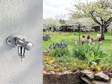 Außenwandarmaturen: Wasserversorgung in der Gartensaison