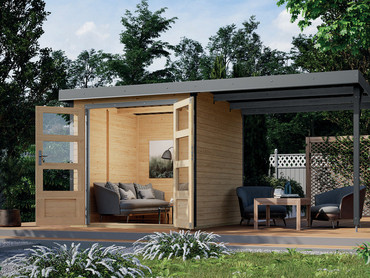 Stau- oder Wohnraum im Grünen: Gartenhäuser vielseitig einsetzbar